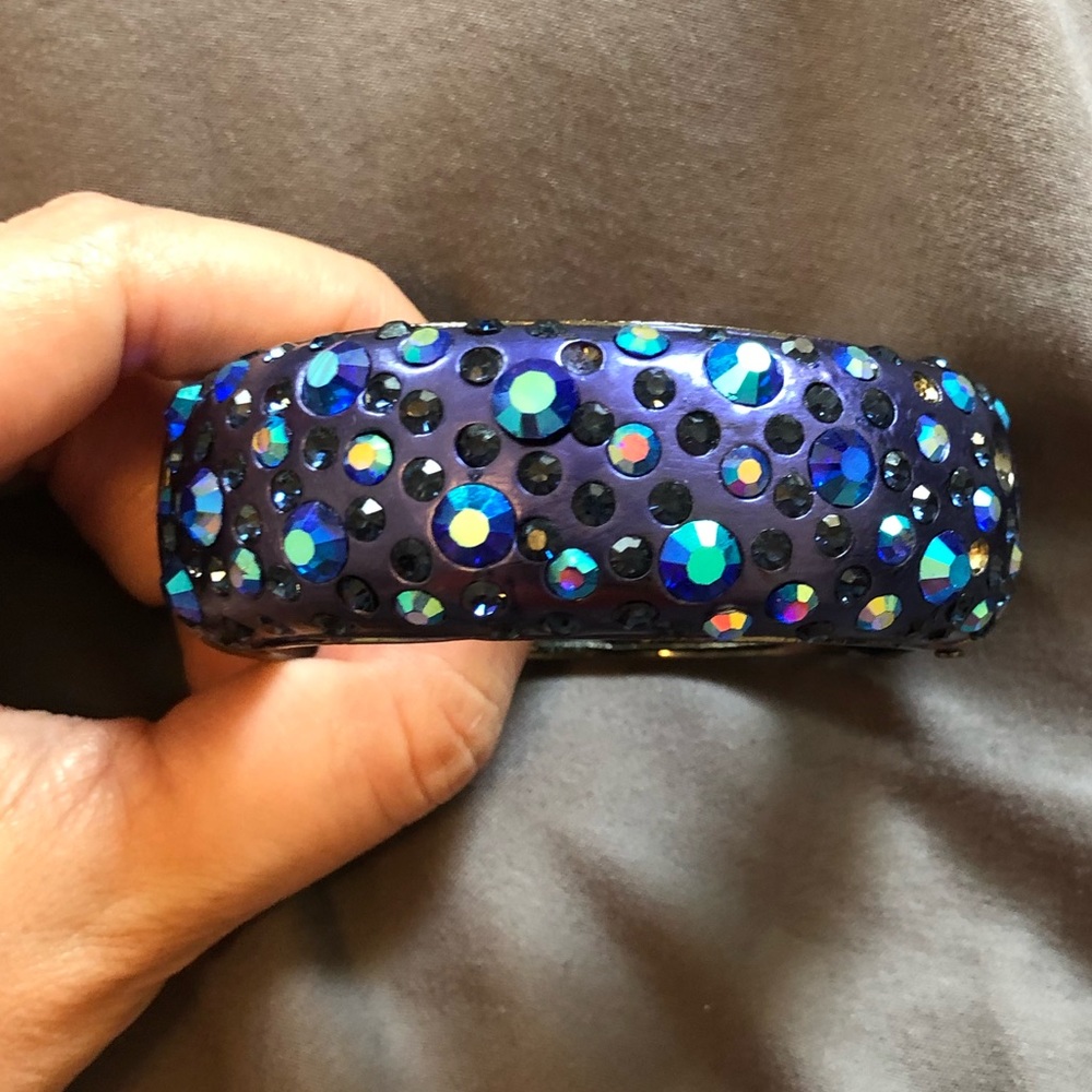 Blue and grey cuff